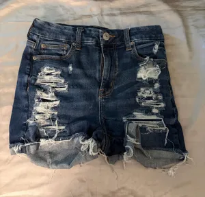 American Eagle Jean Shorts High-Rise size 4 thumbnail 1