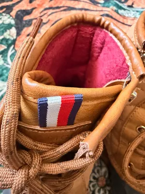 Tommy Hilfiger Women's Waterproof Tan Quilted Rubber Duck Rain Boots Size 8M thumbnail 7