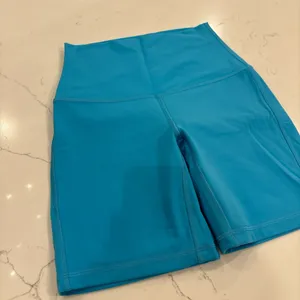Lululemon align biker shorts blue size 2 thumbnail 4