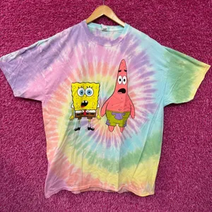 SpongeBob Best Friends Forever tiedye T-shirt size 2XL thumbnail 1