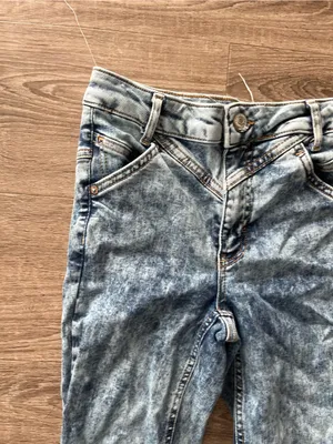 We The Free Riley Seamed Jeans Womens 26 Blue Acid Wash Skinny Stretch High Rise thumbnail 5