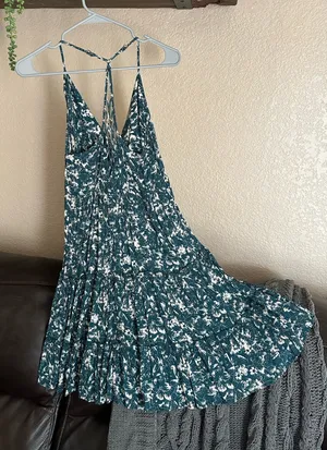 Blue Floral Maurices Dress Women’s Small thumbnail 1