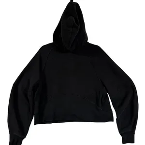 Lululemon M/L Scuba Oversized 1/2 Zip Black Hoodie Cropped Pullover Athleisure thumbnail 7