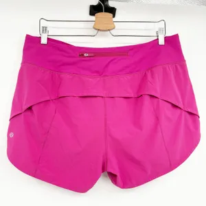 Lululemon Womens Ripened Raspberry Speed Up Short Long 4" Gym Running Shorts 14 thumbnail 10