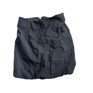 White Fox Side Tie Cotton‎ Blend Black Miniskirt XS thumbnail 3