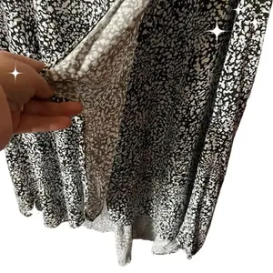 Japna size large high low midi skirt. Wide waist band faux wrap thumbnail 7