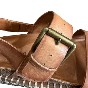 Lucky Brand Leather Sandals Women's 7M Brown Umora Platform Boho Indie Gypsy thumbnail 6