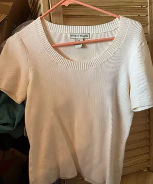 Bamboo Traders Soft Ribbed Scoop Neck Top Medium thumbnail 1