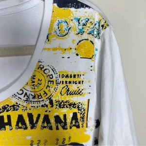 Palm Grove Bon Voyage‎ Sequin Graphic Scoop Neck 3/4 Sleeve Tee thumbnail 5