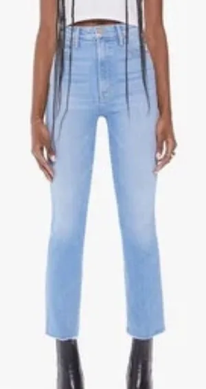 Mother - The Hustler Ankle Fray Jeans in High-Life 26 thumbnail 1