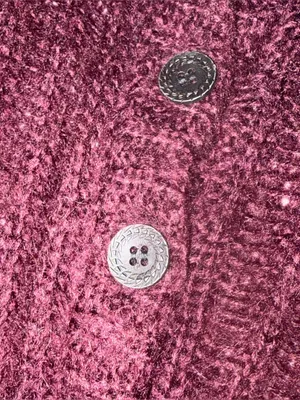 BKE Lace Mesh Floral Detail Mohair Blend Sweater Fairy - Size Medium thumbnail 9