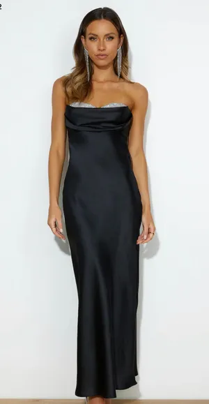 Hello Molly Dress Black Size 8 thumbnail 1