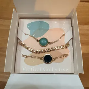 NIB Vertical Collective – Alora Bracelet Layering Set ($52.00) Green thumbnail 4