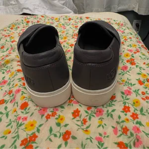 UGG Black Leather Flats thumbnail 4