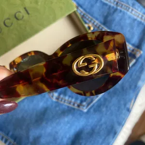 Vintage Gucci Brown Sunglasses thumbnail 4