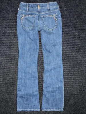 Ariat Perfect Rise Naz Boot Cut Blue Jeans Sz 26 R 10058919 Cowgirl Western EUC thumbnail 3