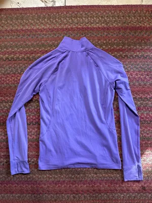 REI CO OP LAVENDER PURPLE THIN PULL OVER POLO LAYER thumbnail 4