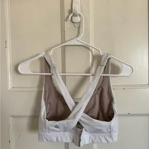 Lululemon white‎ Stash it All bra size 6 thumbnail 10