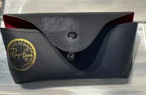 Ray-Ban Black Leather Sunglasses Case flaw thumbnail 1