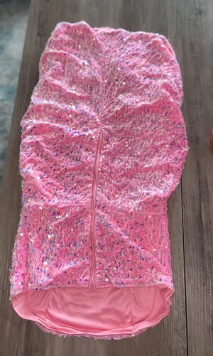 Strapless Dress Pink Size M thumbnail 3