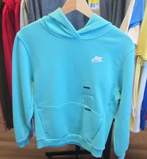 Nike Light Blue Pullover Hoodie thumbnail 1
