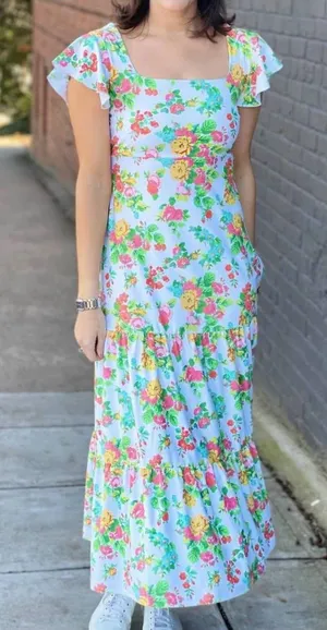 Tuckernuck Smith & Quinn Bitty Dress In Cape Garden Floral New Size Medium thumbnail 1