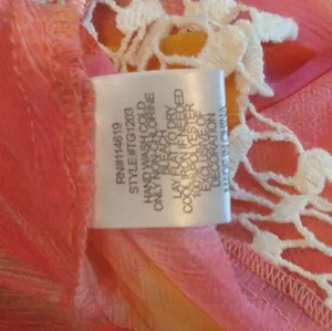 Sienna Rose Orange Pink Poncho Top M Size M thumbnail 4