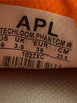 APL Women’s Techloom Phantom Running Sneaker size 6 safety orange neon thumbnail 7