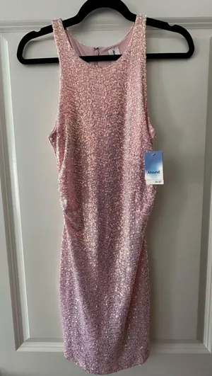 Pink sequins bodycon dress - NWT thumbnail 4