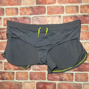 Pre-Owned Under Armour Gray Heatgear Semi-Fitted Running Swim Shorts Size L Gym thumbnail 3