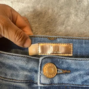 Kut From The Kloth Kelsey‎ Fab Ab Ankle Flare High Rise Jeans Size 16 thumbnail 5