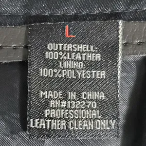 Andrew Michael Vintage Women's Black 100% Leather Jacket Quilted‎ Pattern Size L thumbnail 9