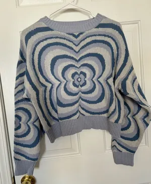 Le Lis multicolor cropped sweater thumbnail 1