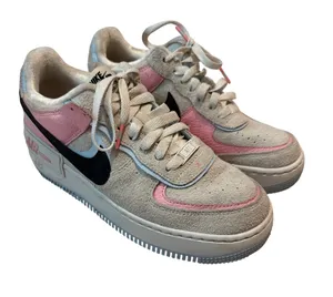 Nike Air Force 1 Shadow Hoops Pack Soft Pink Shoes DX3358-100 8.5 thumbnail 1