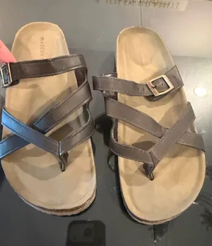 Madden girl Brown Strappy Slide Sandals thumbnail 1