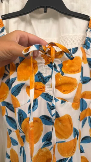 Orange Print Dress thumbnail 2