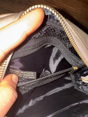 Versace Parfums Gold Metallic Crossbody Bag with Chain thumbnail 7
