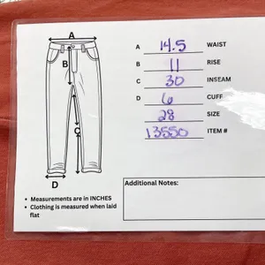 GRLFRND Womens Jeans Size 28 Karolina Marrakech High Rise Straight Leg 90s Y2K‎ thumbnail 10