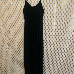 Sexy goth maxi dress lace strappy Angie size S thumbnail 2