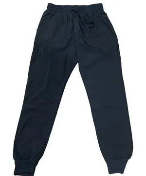 Just Scrubs Women's Jogger Pant Medium Black Stretch Ripstop Fabric Cargo Pocket thumbnail 1