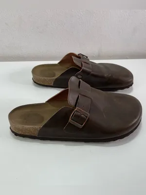 Project Cloud Women's 9 Brown Leather Clog Mules Buckle Comfort Shoes Preppy thumbnail 4