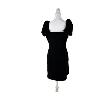 French Connection Black Square Neck Mini Dress Size 14 NW thumbnail 4