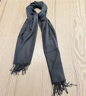 Black Fringe Scarf Wrap Shawl thumbnail 1