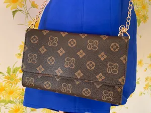 Crossbody Wristlet Clutch Brown thumbnail 2