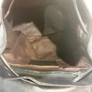 Vintage Coach Legacy Leatherware‎ Black Leather Backpack Purse thumbnail 4
