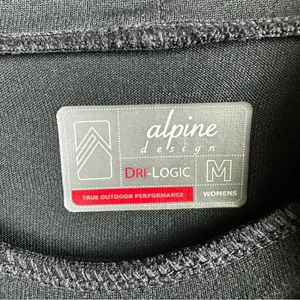 Women’s Alpine Design Black Dri-logic Long Sleeve Top thumbnail 5
