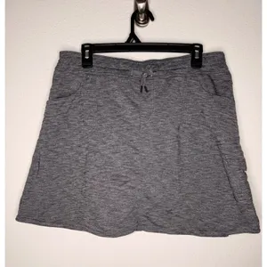Kuhl Mova Skort Gray Heather‎ Cargo Hiking Active Skirt Drawstring gorpcore Sz L thumbnail 2