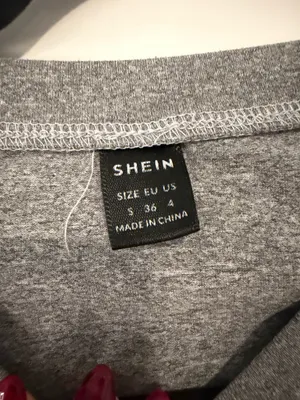 Grey Long Sleeve Tee – S Gray thumbnail 3