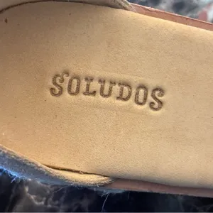 Soludos Anthropologie Capri Espadrilles Block Heel Tan Suede Women’s Size 8.5 thumbnail 7