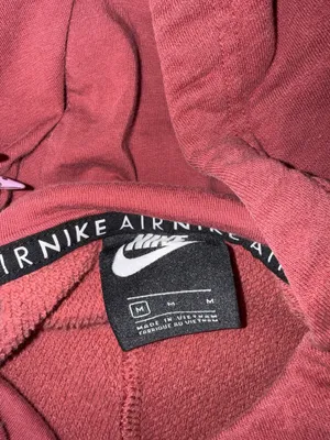 Niki By Niki Livas Air Sportswear Women's Pullover Hoodie with Logo Stripe Band in Maroon thumbnail 2